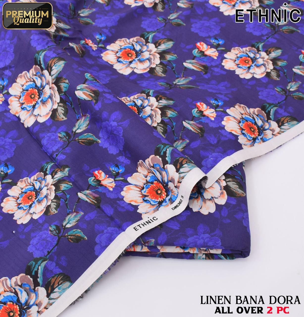 Ethnic Airjet Linen Bana Dora 2-Piece Suit