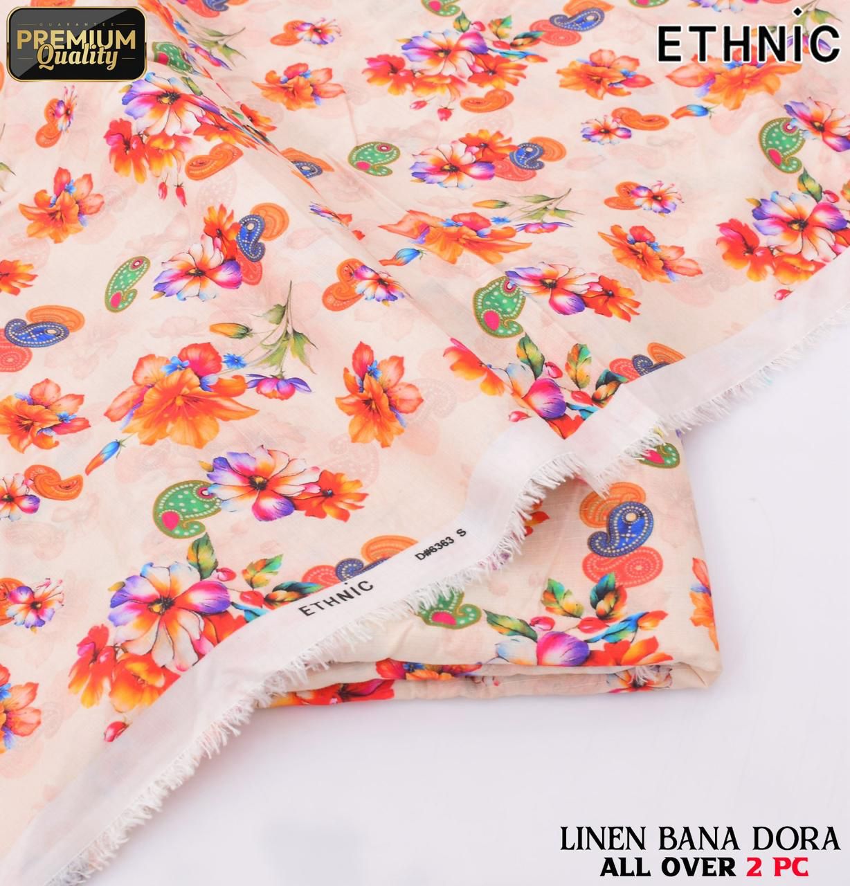 Ethnic Airjet Linen Bana Dora 2-Piece Suit