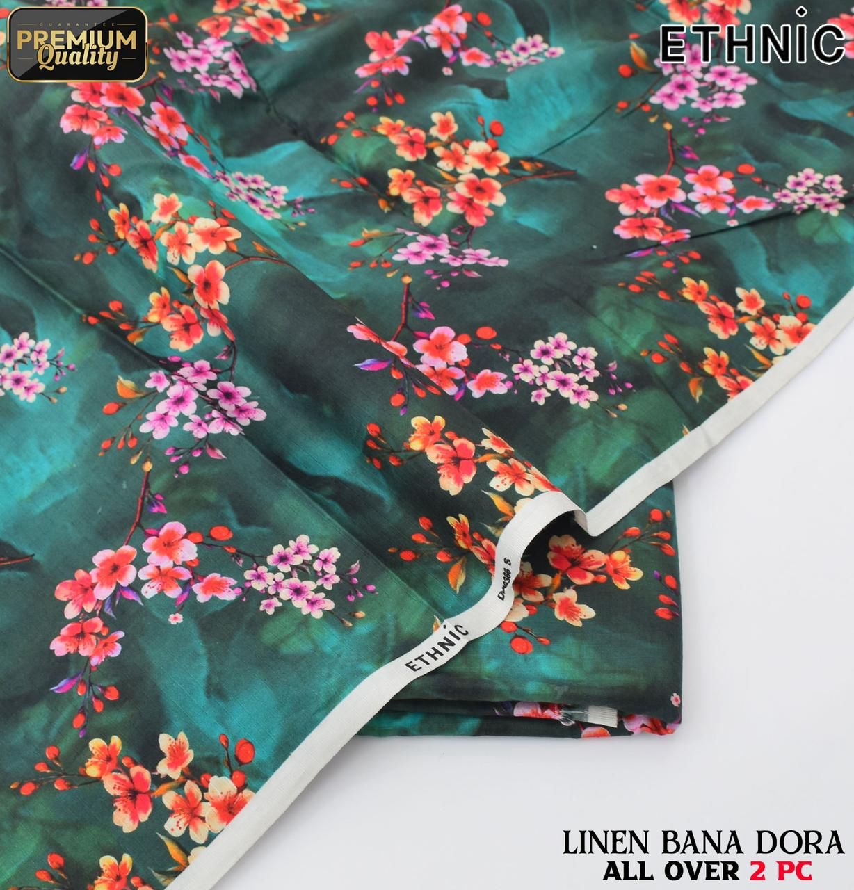 Ethnic Airjet Linen Bana Dora 2-Piece Suit
