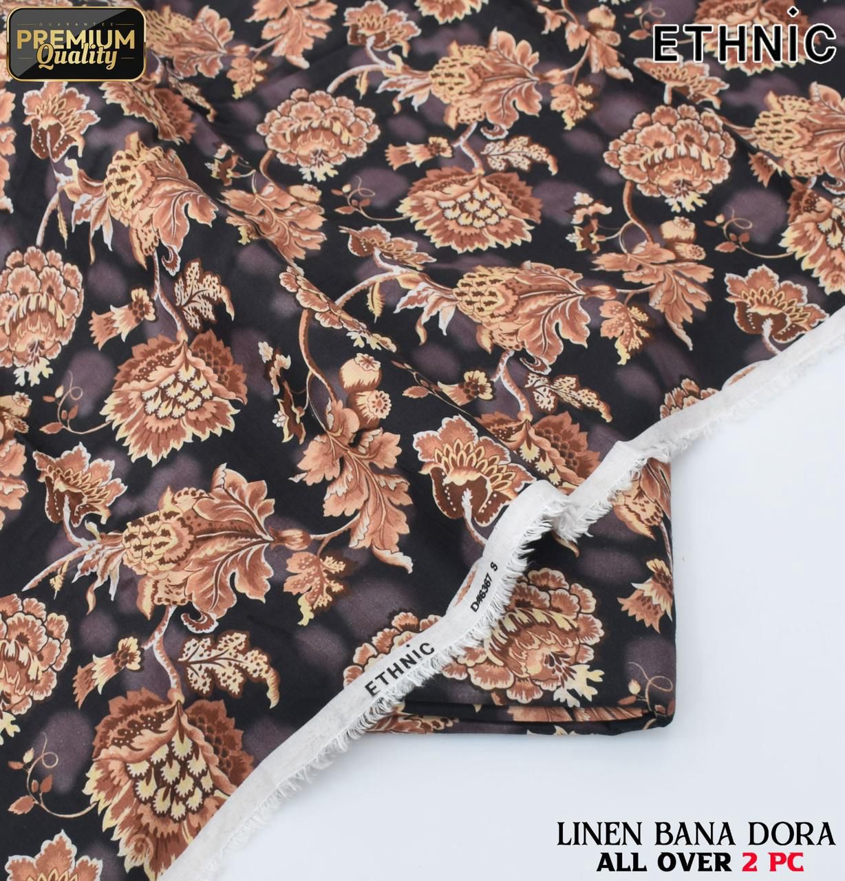 Ethnic Airjet Linen Bana Dora 2-Piece Suit