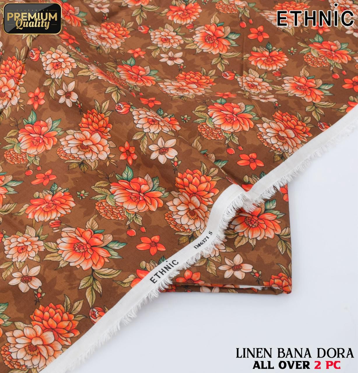 Ethnic Airjet Linen Bana Dora 2-Piece Suit