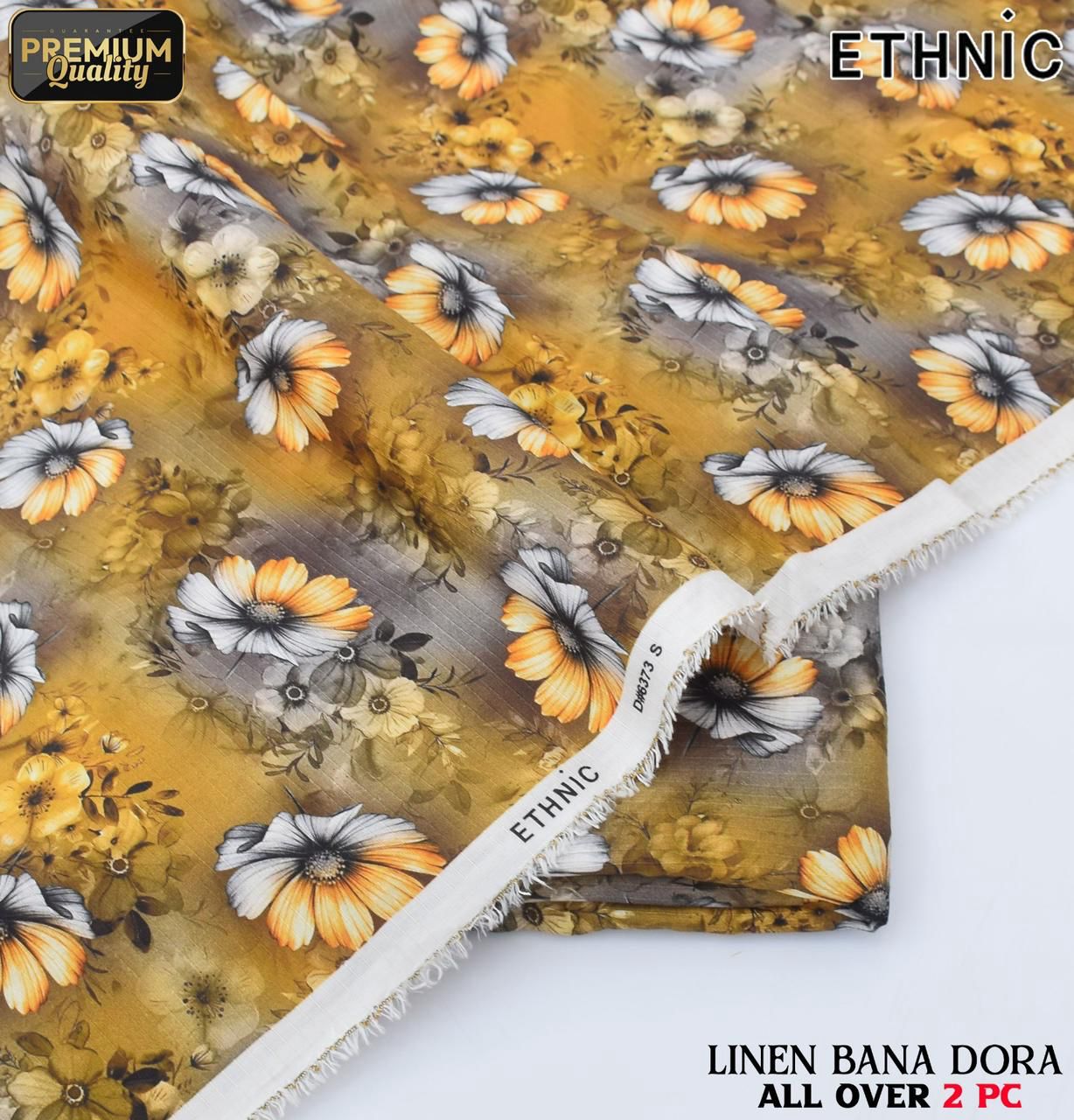 Ethnic Airjet Linen Bana Dora 2-Piece Suit