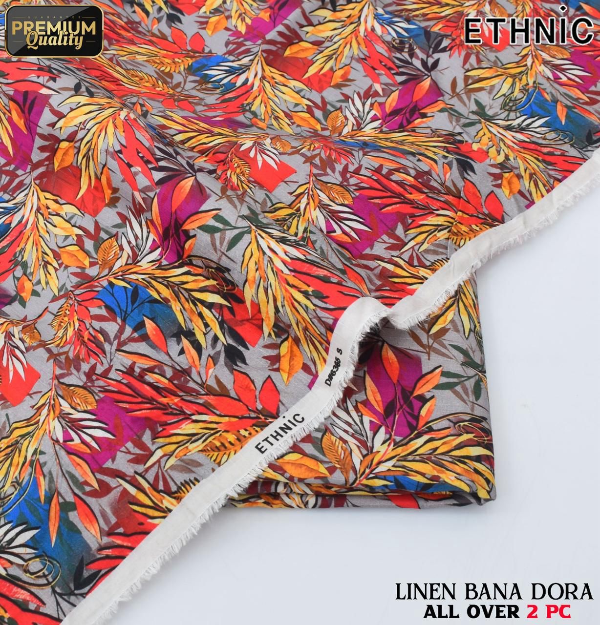 Ethnic Airjet Linen Bana Dora 2-Piece Suit