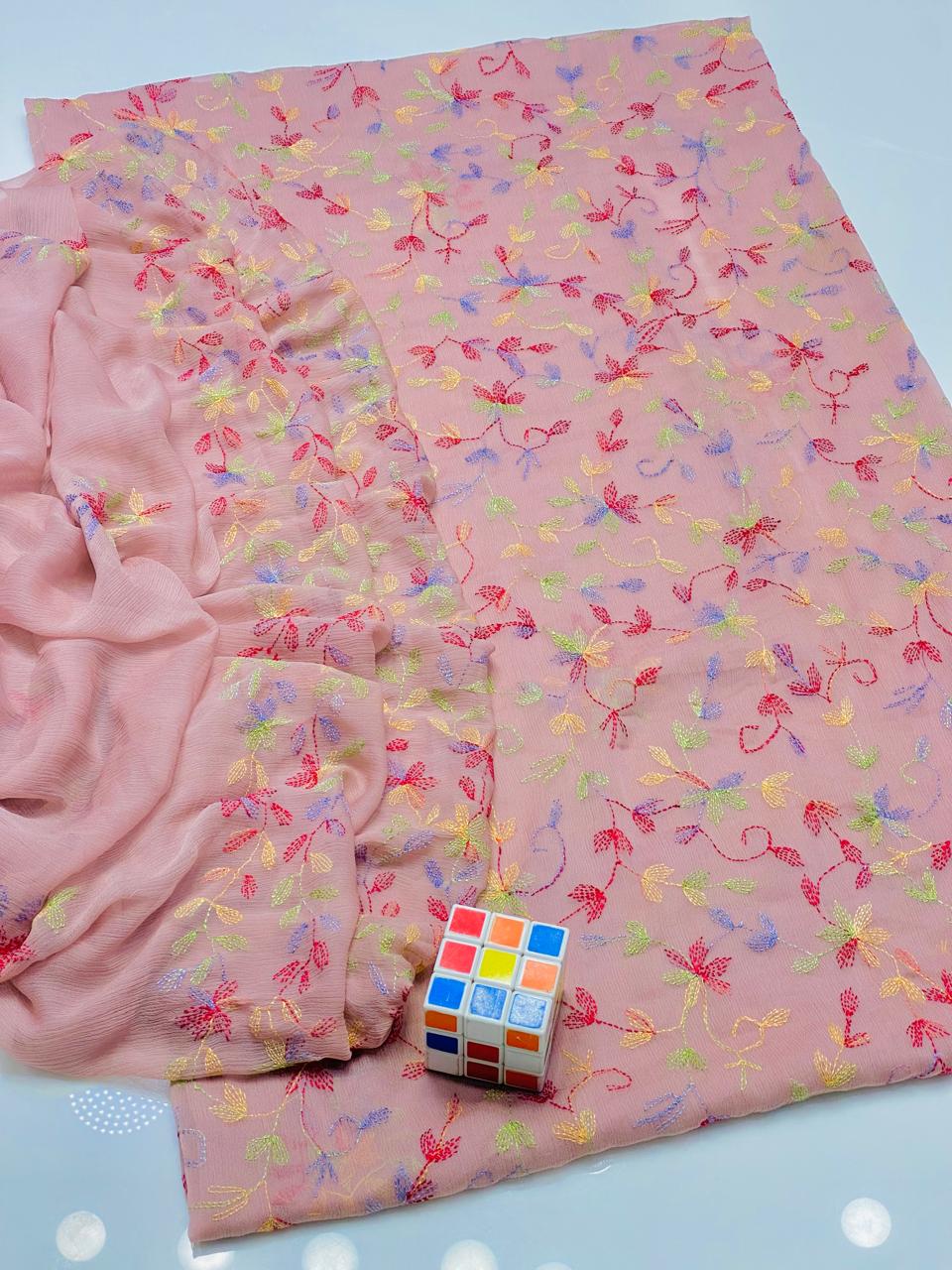 Stuff Bamber Chiffon 2 PC Embroidered