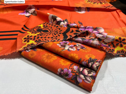 Women High Quality Unstitched Silk