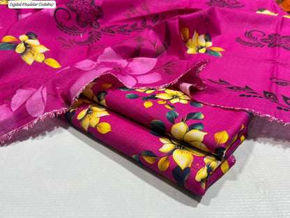 Women High Quality Unstitched Silk