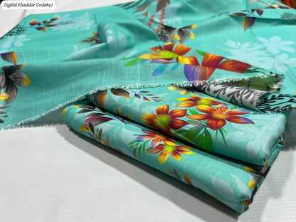 Women High Quality Unstitched Silk