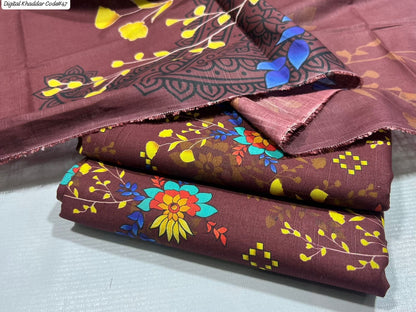 Women High Quality Unstitched Silk