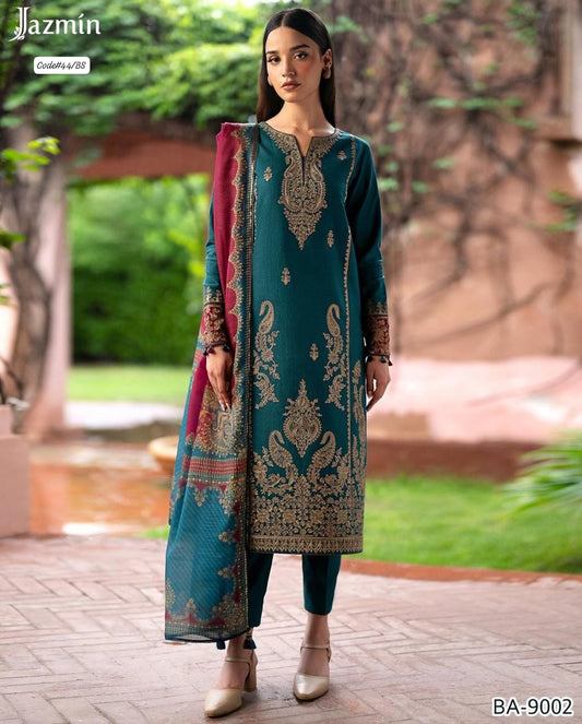 Women Unstitched Dhanak Fabric
