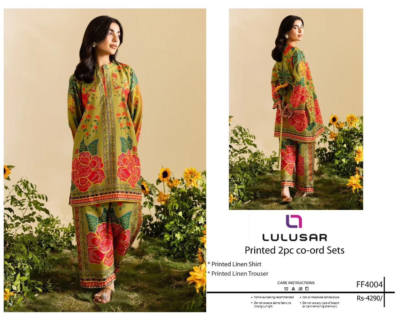 LULUSAR Hit Code Design Co-ord sets