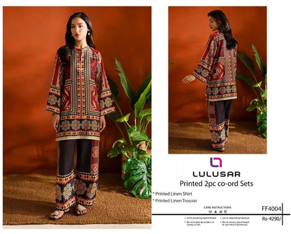 LULUSAR Hit Code Design Co-ord sets