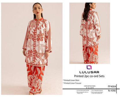 LULUSAR Hit Code Design Co-ord sets