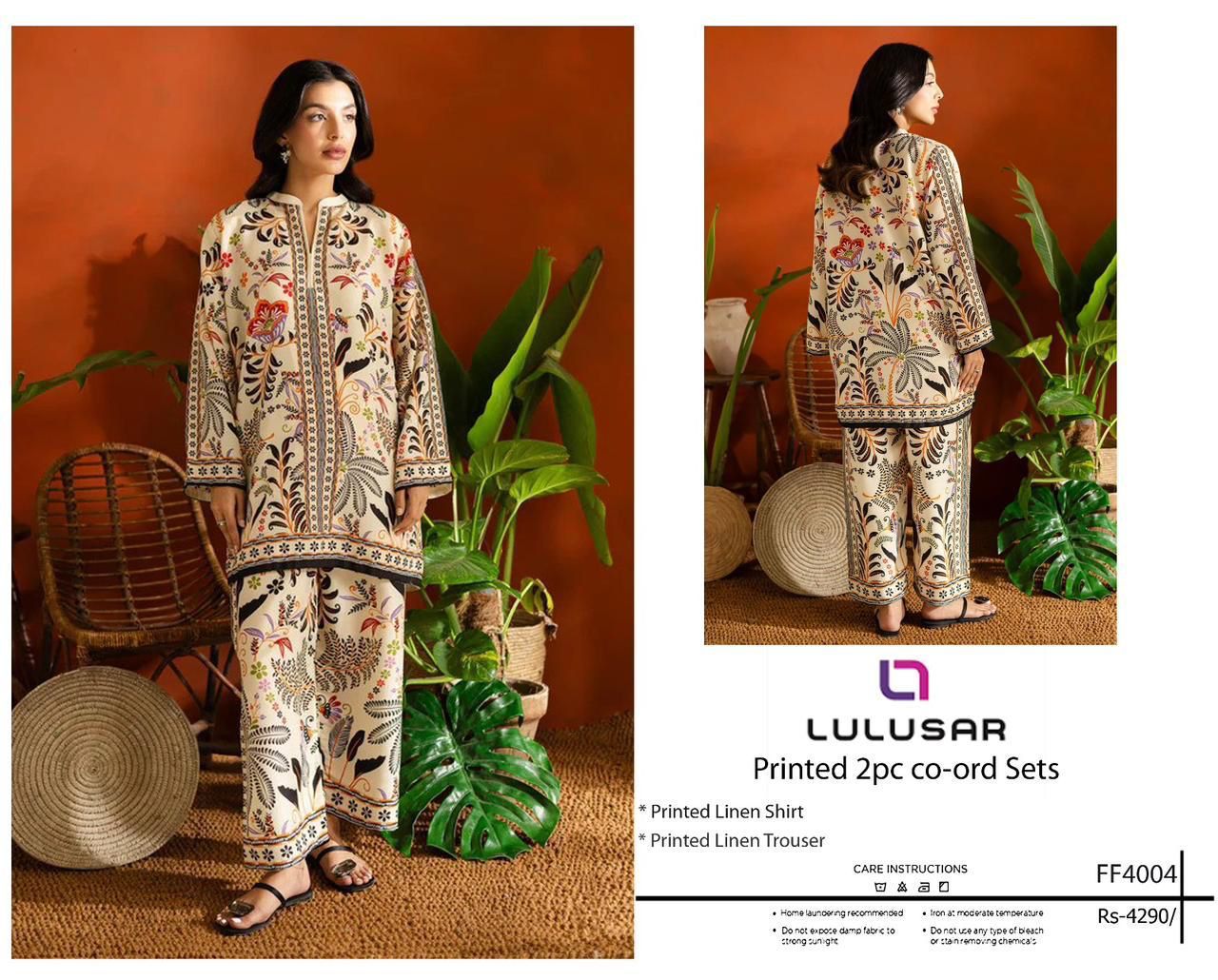 LULUSAR Hit Code Design Co-ord sets