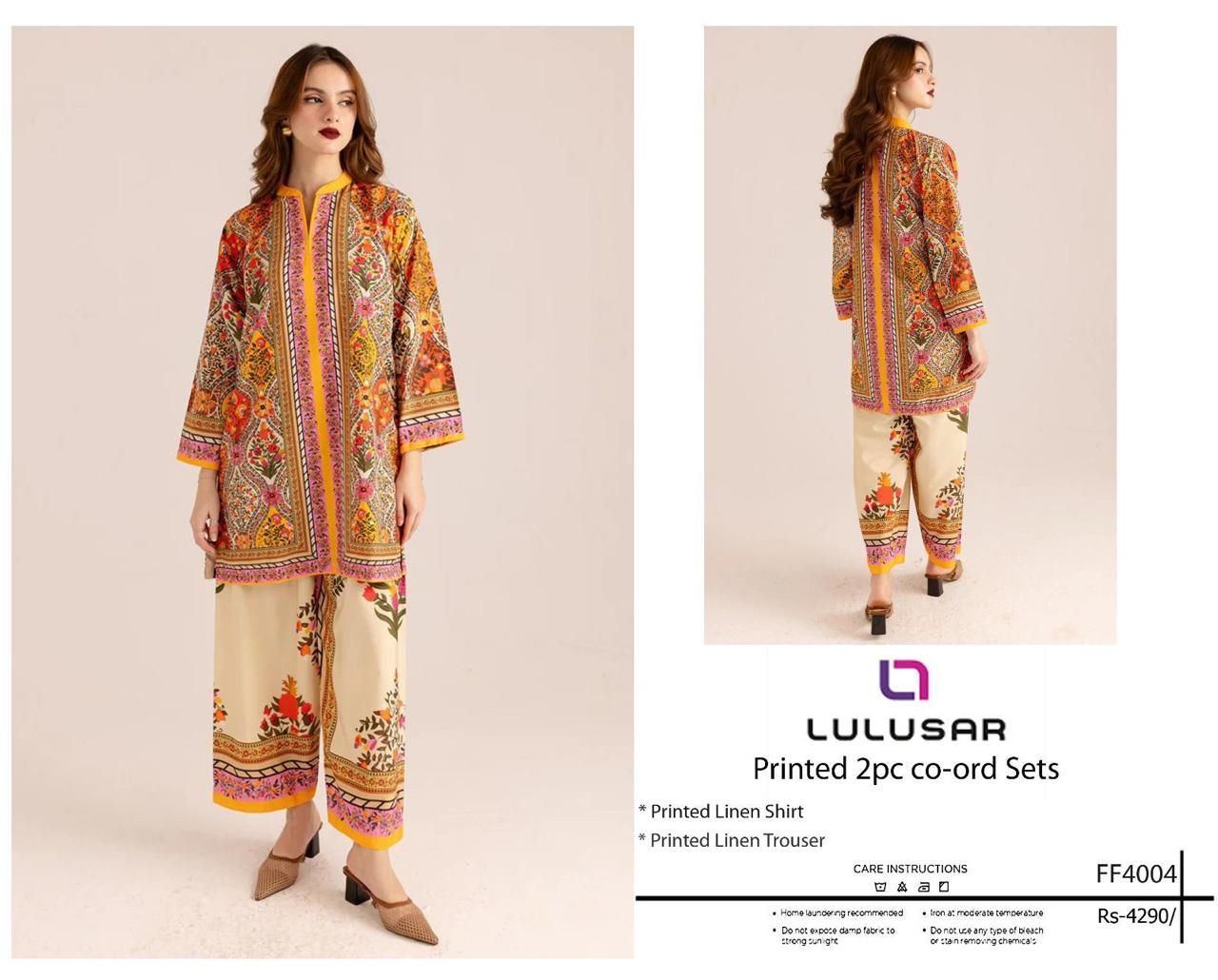 LULUSAR Hit Code Design Co-ord sets