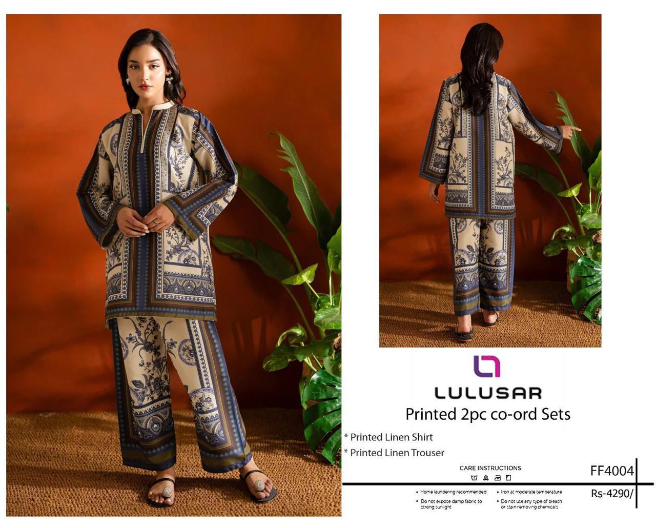 LULUSAR Hit Code Design Co-ord sets
