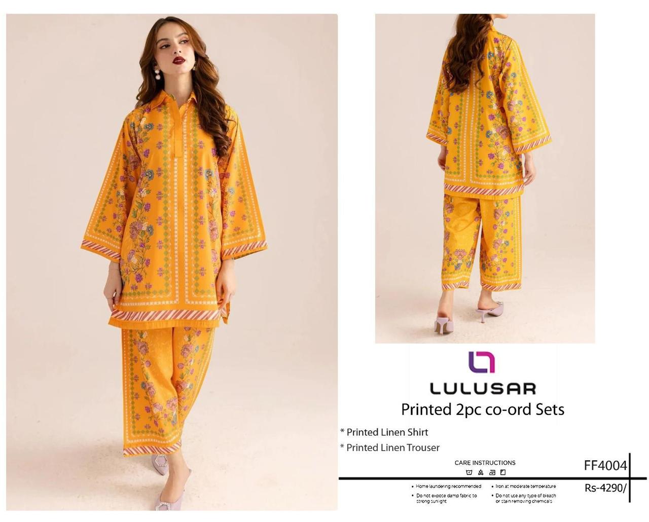 LULUSAR Hit Code Design Co-ord sets