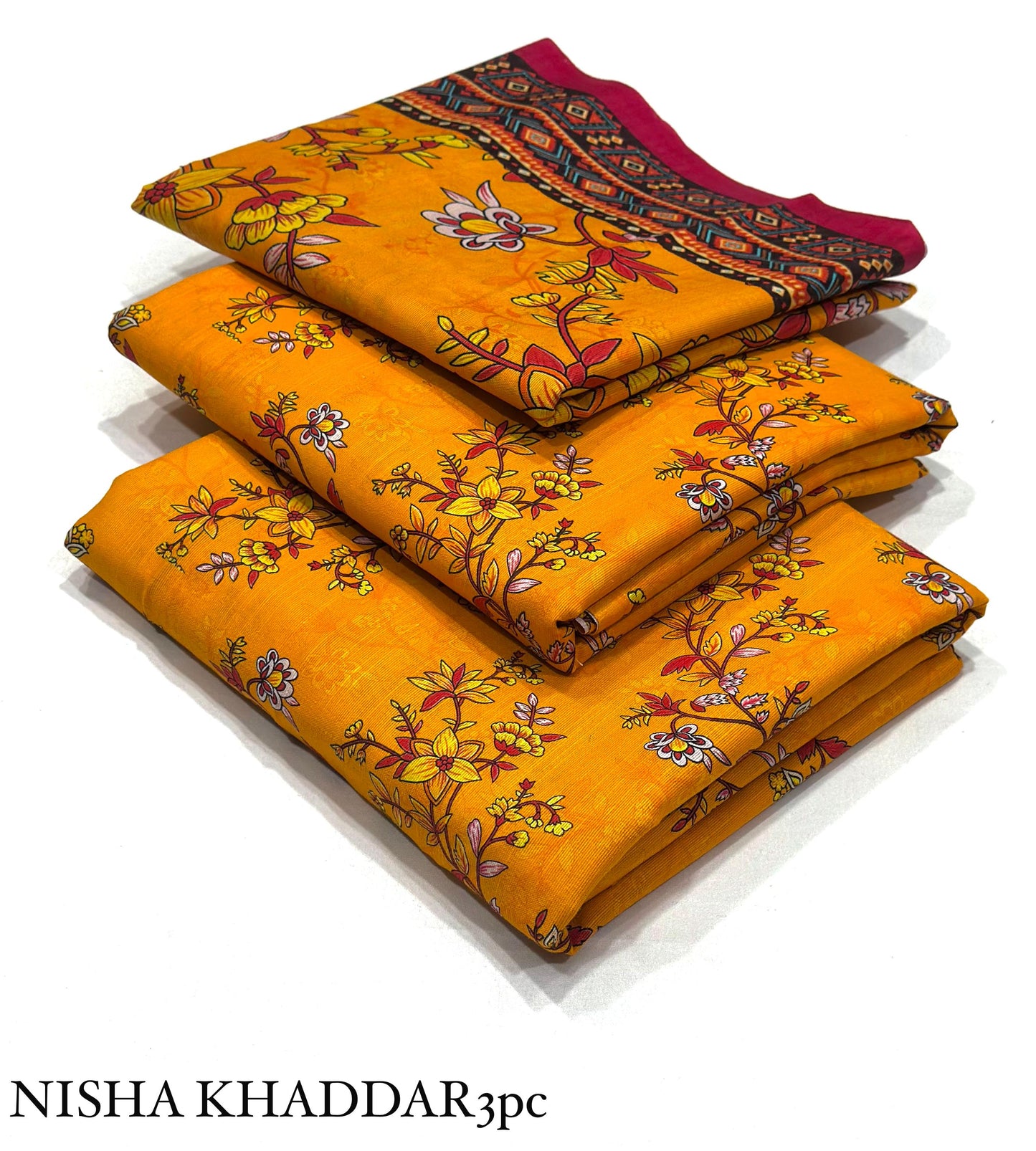 NISHA PRINTED 3PC -  Printed 3pc ALLOVER Collection