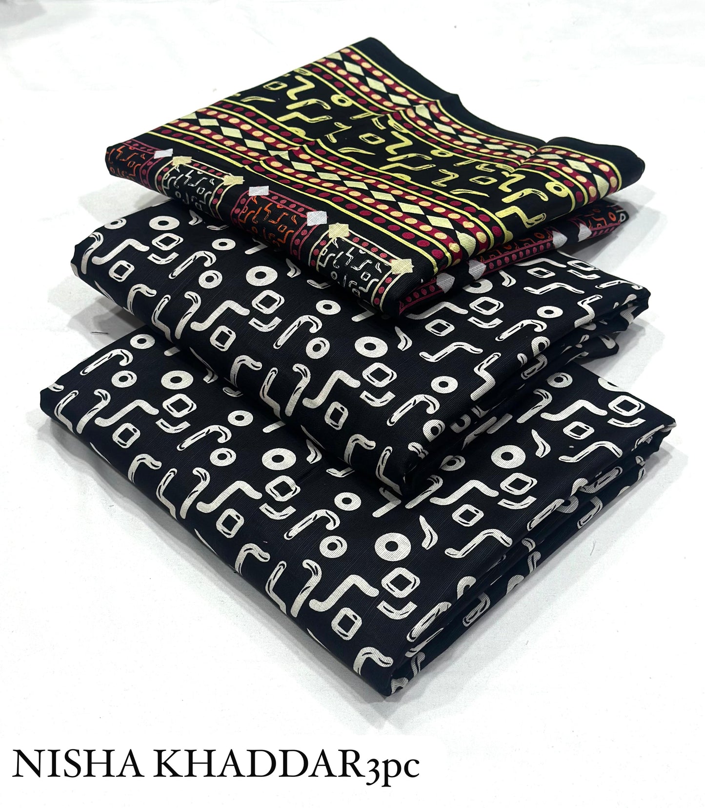 NISHA PRINTED 3PC -  Printed 3pc ALLOVER Collection