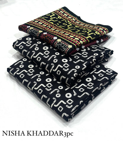 NISHA PRINTED 3PC -  Printed 3pc ALLOVER Collection