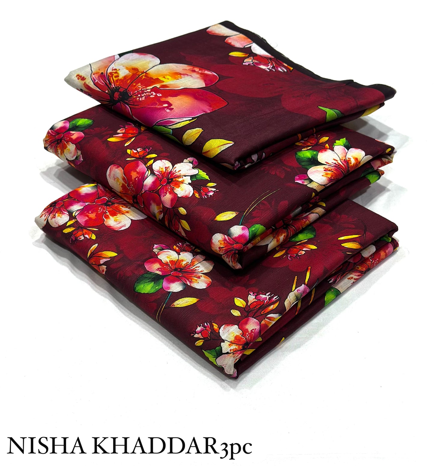 NISHA PRINTED 3PC -  Printed 3pc ALLOVER Collection