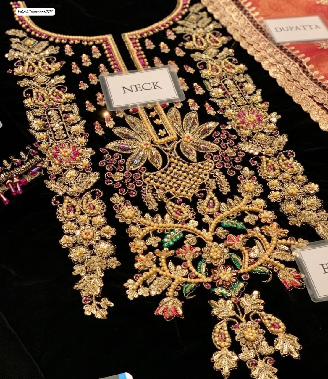 Velvet Suit With SHALMOOZ SILK Trouser