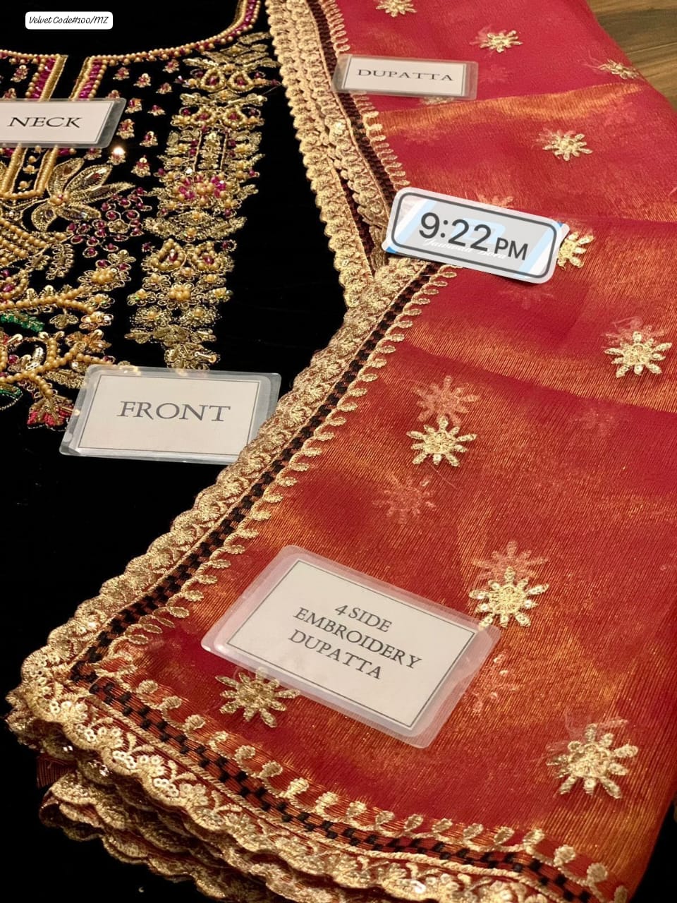 Velvet Suit With SHALMOOZ SILK Trouser