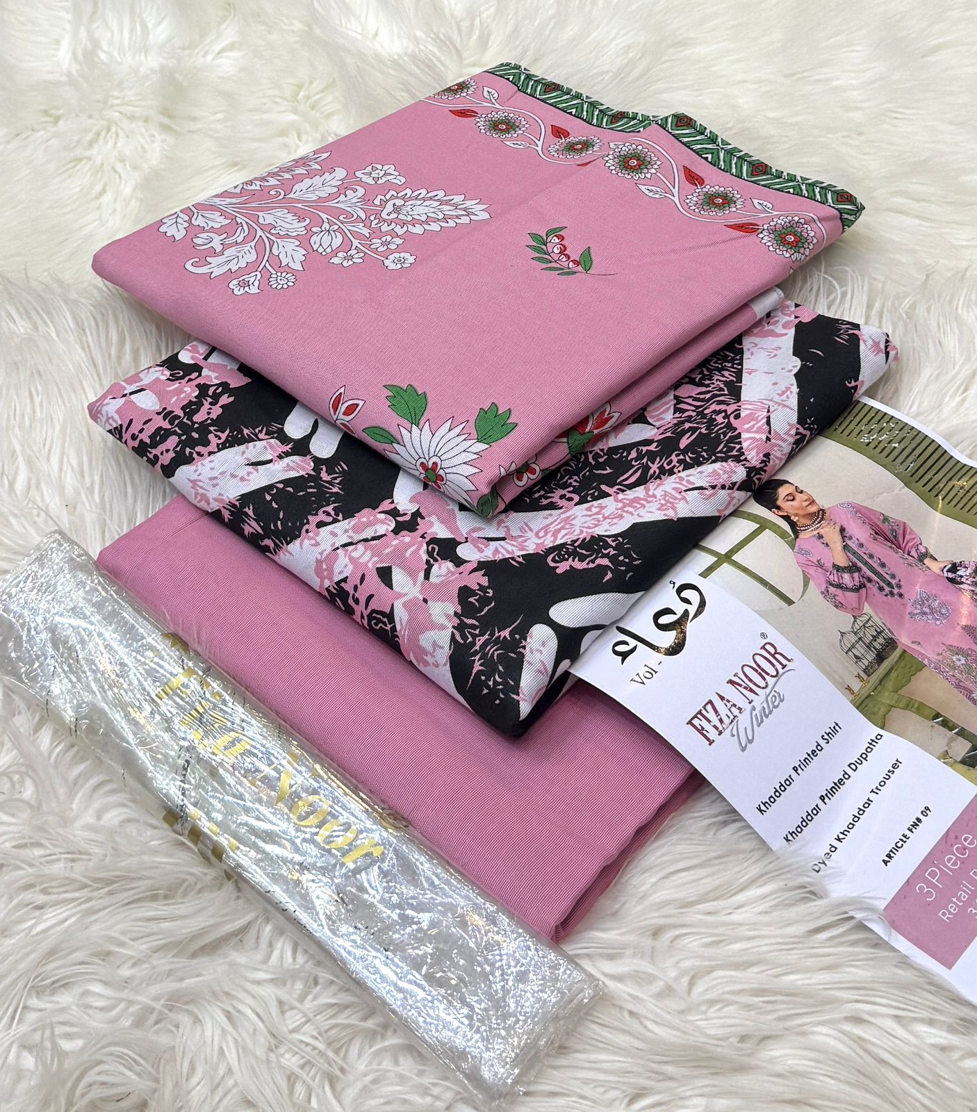 MIX BRAND DHANAK 2PC EMBROIDED