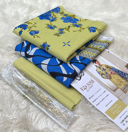 MIX BRAND DHANAK 2PC EMBROIDED