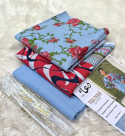 MIX BRAND DHANAK 2PC EMBROIDED