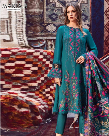 MIX BRAND DHANAK 2PC EMBROIDED