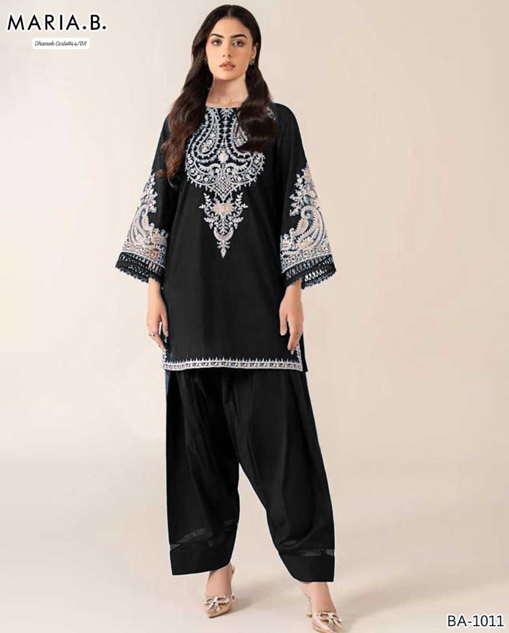 MIX BRAND DHANAK 2PC EMBROIDED