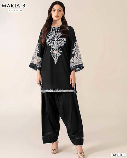 MIX BRAND DHANAK 2PC EMBROIDED