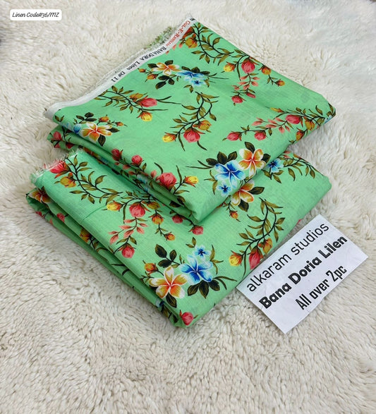 ALAKRAM STUDIO DIGITAL PRINT BANA DORA LINEN 2PC