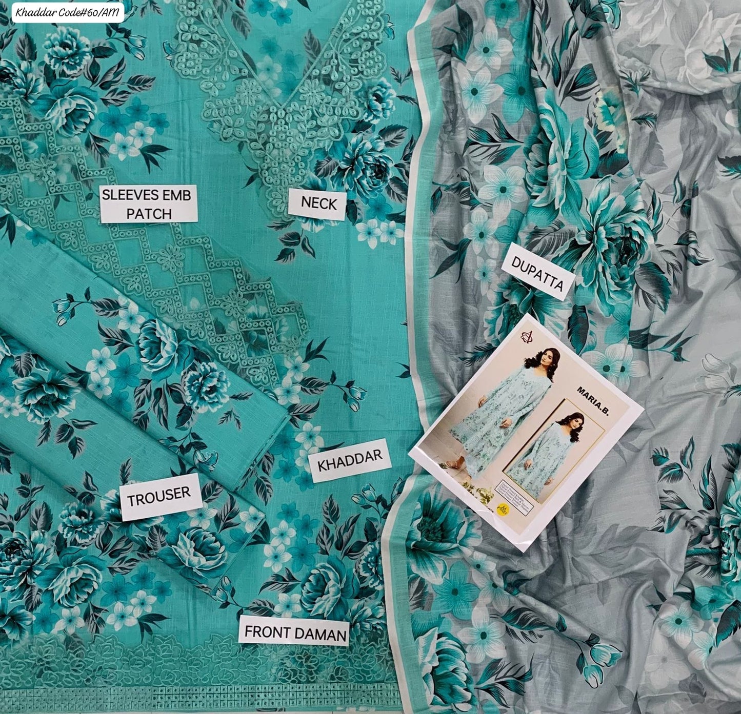 KHADDAR 3PC DIGITAL PRINT