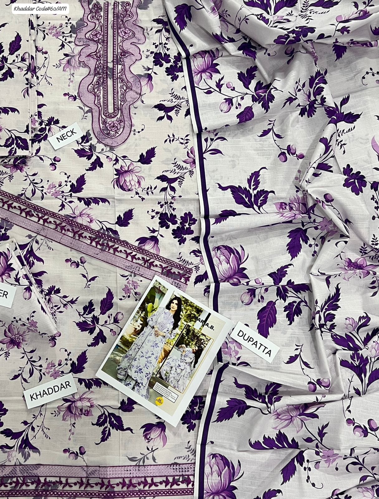 KHADDAR 3PC DIGITAL PRINT