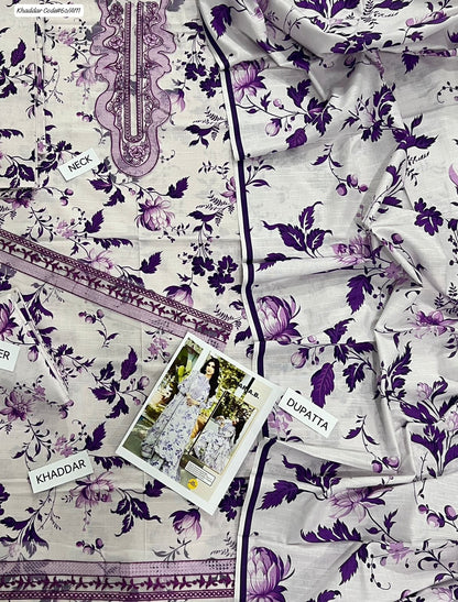 KHADDAR 3PC DIGITAL PRINT