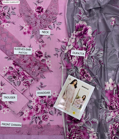KHADDAR 3PC DIGITAL PRINT