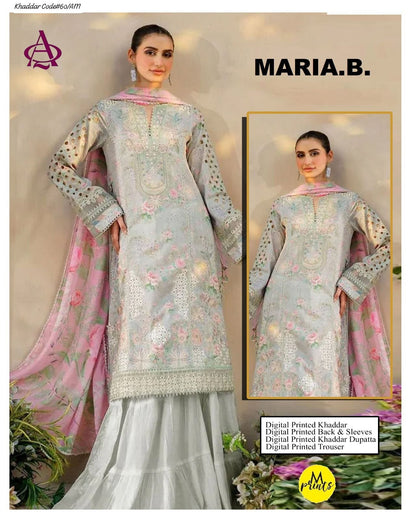 KHADDAR 3PC DIGITAL PRINT