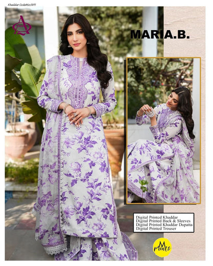 KHADDAR 3PC DIGITAL PRINT