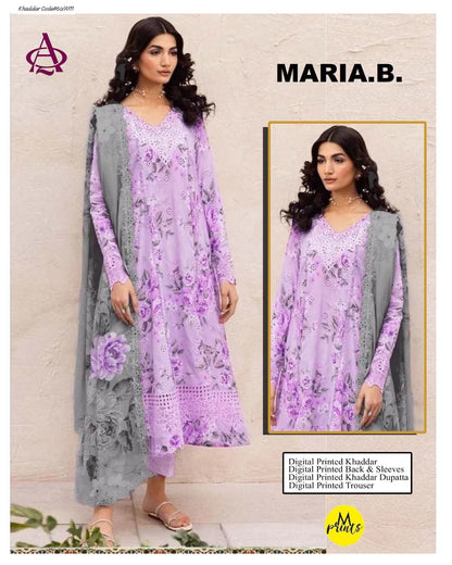 KHADDAR 3PC DIGITAL PRINT