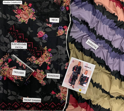 KHADDAR 3PC DIGITAL PRINT