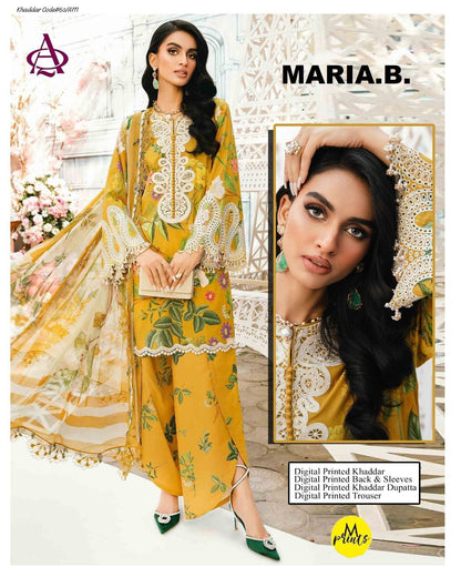 KHADDAR 3PC DIGITAL PRINT