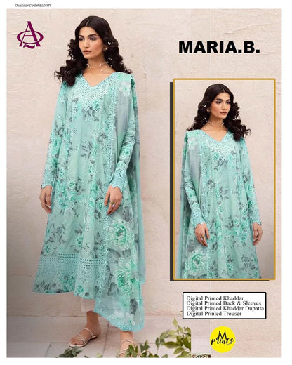 KHADDAR 3PC DIGITAL PRINT