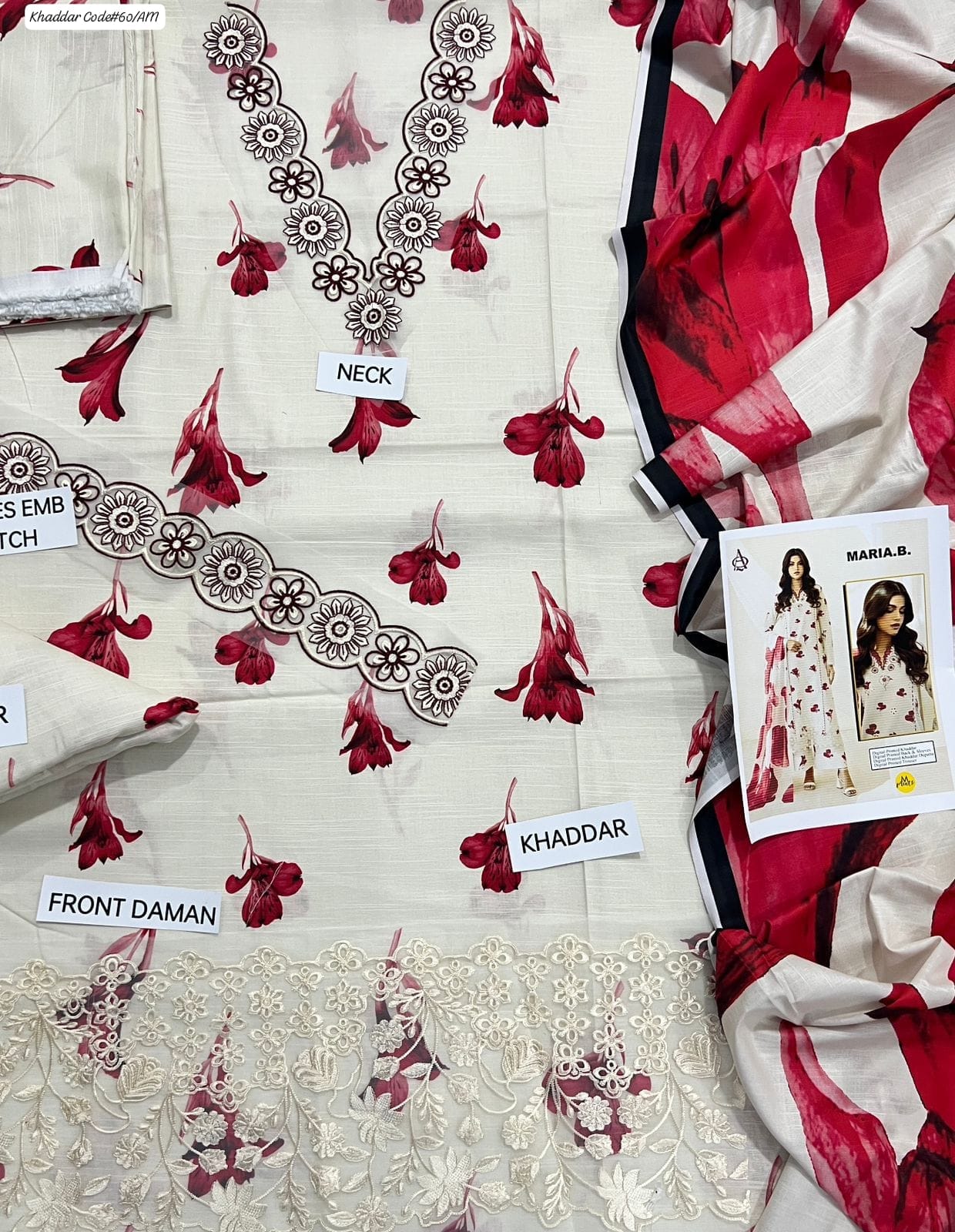 KHADDAR 3PC DIGITAL PRINT