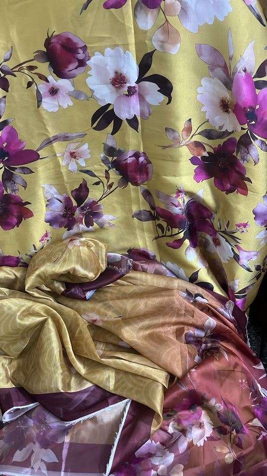 Shamoz 3 Pc Stitched Women Suits