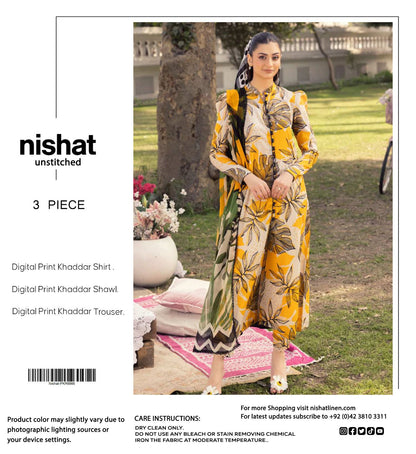 NISHAT BRANDED KHADDAR 3 PC