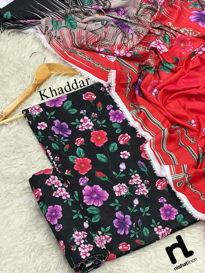 NISHAT BRANDED KHADDAR 3 PC