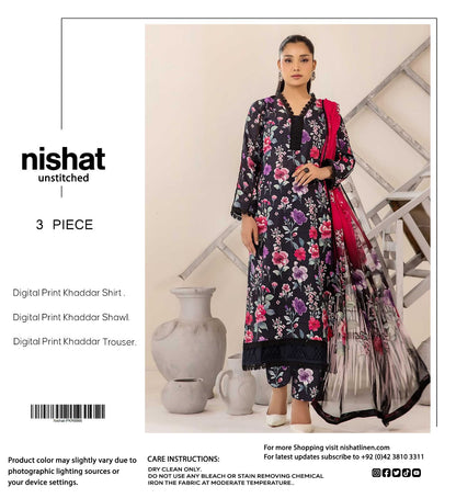 NISHAT BRANDED KHADDAR 3 PC