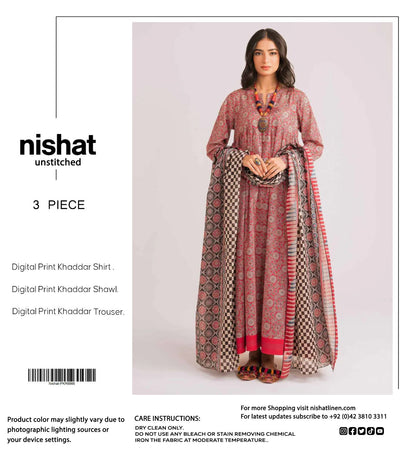 NISHAT BRANDED KHADDAR 3 PC
