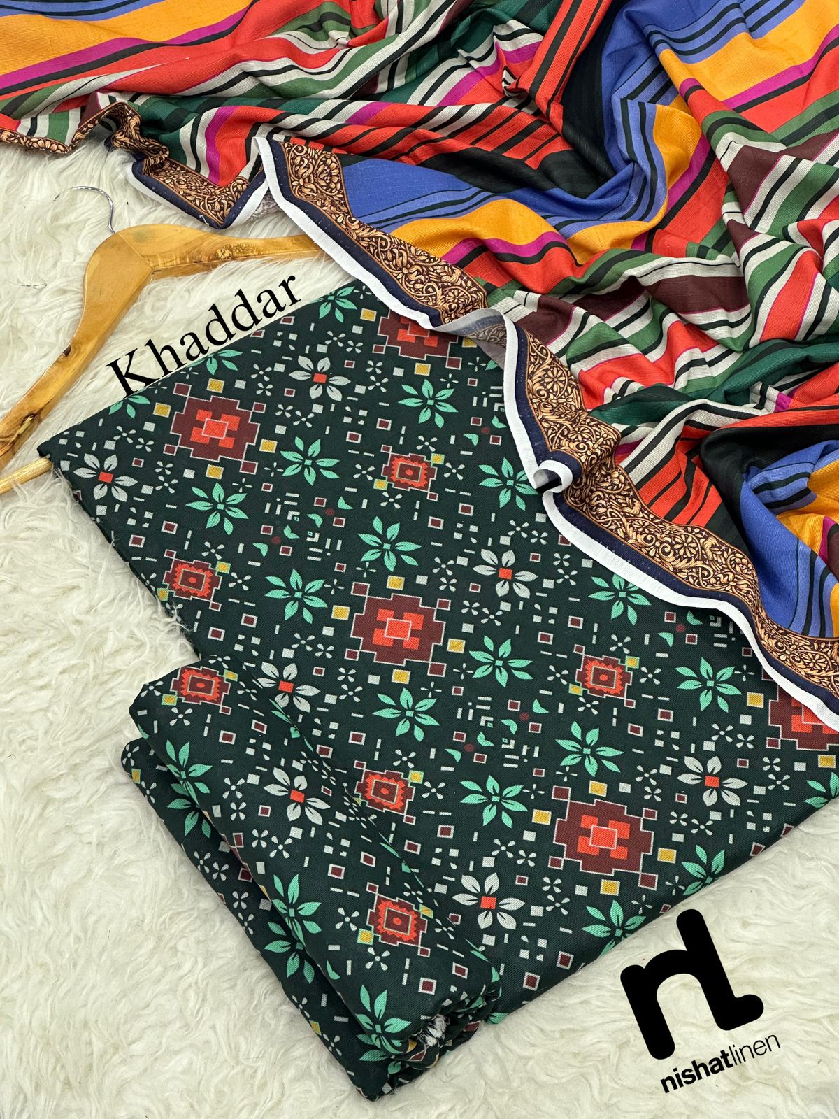 NISHAT BRANDED KHADDAR 3 PC